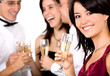group of friends at a party