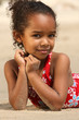 child on a beach