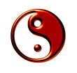 Details der Fotografie Yin-Yang, dem Symbol der Harmonie