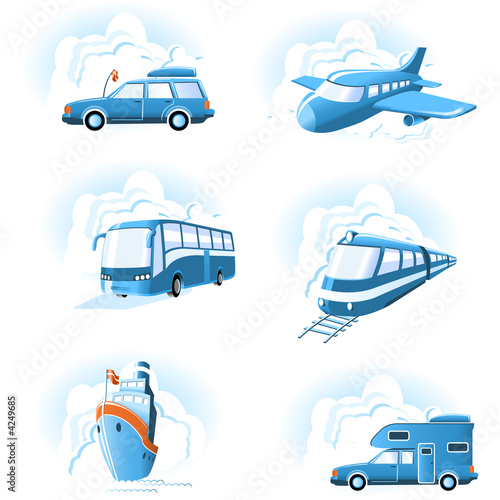 Transport & Travel icons