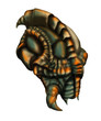 Reptilian mask