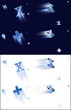Plus X flying signs