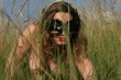 femme masque