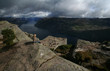 View on the Lysefjord, Norway, from Preikestolen