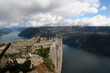 View on the Lysefjord, Norway, from Preikestolen