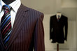 Suits on shop mannequins