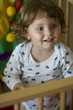 baby in a cot baby in a cot
