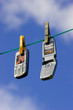 Two cell phones Part of Global Mobile phone network