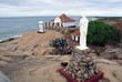 Buddhist monastery on the sea shore
