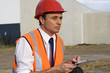 Architect deep in thought
