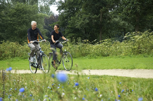 Photo: Seniors Biking Seniors Biking