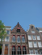Closeup of Canal Houses found in Amsterdam