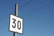 Photo : Limitation de vitesse Limitation de vitesse