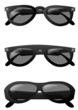 Collection de lunettes noires