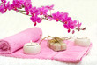 Wellness-Set mit Orchidee