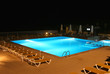 pool view at night pool view at night