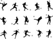 Photos : soccer player silhouettes