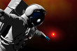 3D render of astronaut