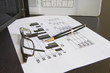 Photo: Glasses, figures and computer Glasses, figures and computer