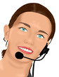 telefonistin call-center
