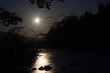 moonlit night view of river moonlit night view of river