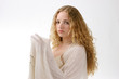 Beauty in long withe dress Beauty in long withe dress