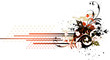 Floral banner. Vector illustration