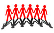 Photo en ligne au meilleur prix Cut out paper men (Stencil)