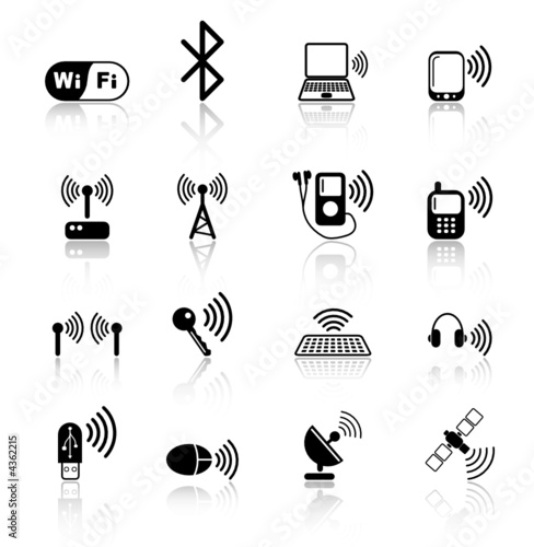 Vector: Wireless communications vector iconset Wireless communications vector iconset