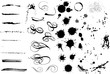 grungy design elements