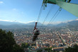 arrivée du téléphérique sur grenoble et arbres arrivée du téléphérique sur grenoble et arbres
