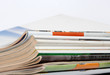 Stack of magazines