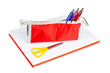 Pencil case and scissors Pencil case and scissors