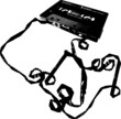 Broken Cassette. Vector Illustration. No Meshes.