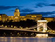 Foto: Szechenyi chain bridge and Buda castle Szechenyi chain bridge and Buda castle