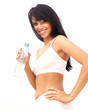 Foto: girl drinks water girl drinks water