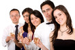 group of friends at a party group of friends at a party
