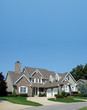 suburban cape cod house