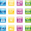 aqua medicine icons
