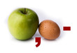 Apfel und Ei