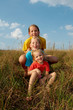 Children on a meadow Children on a meadow