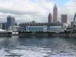 downtown cleveland from the lake downtown cleveland from the lake