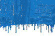 peinture bleue