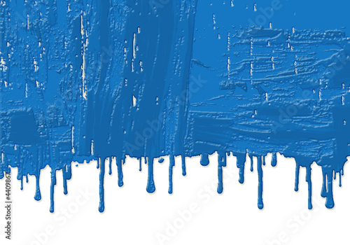 Illustration: peinture bleue peinture bleue