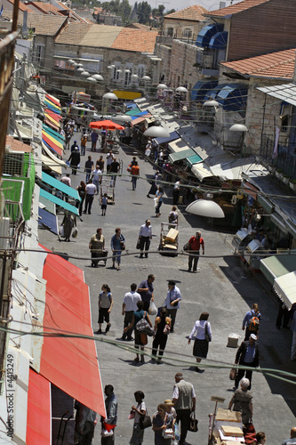 Photo: busy main souk, jerusalem, israel busy main souk, jerusalem, israel
