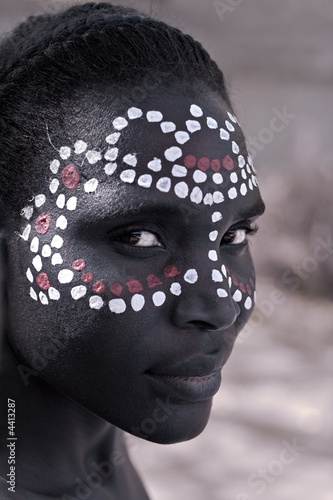 Photo: Tribal face Tribal face