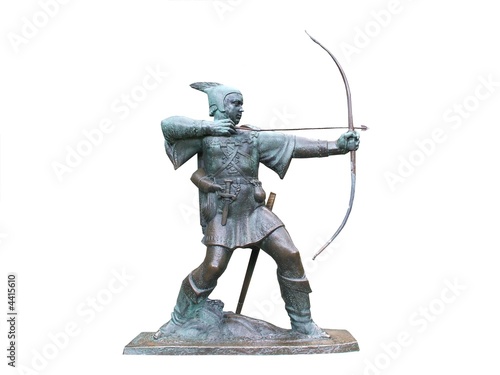 A Statue of Robin Hood.
