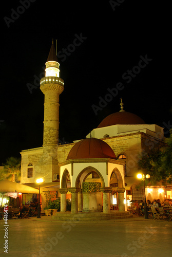 Mosque in the night