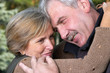 Mature couple in love