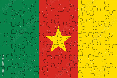 Flag Of Cameroon Puzzle